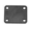 Electric Guitar Neck Plate Square Metal Back Mounting 4 Holes with Screws Bass Parts