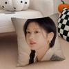 actor cute JJung So Min Cushion Cover Throw Pillow Cover Hidden Button Durable Polyester Chair Cushion