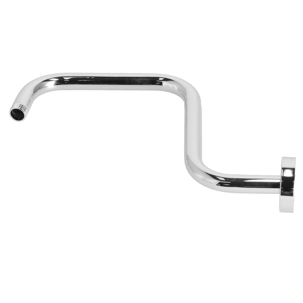 13 Zoll S-Form Duscharm Amerikanischer Edelstahl Duschkopf Steigrohr Verlängerung Halterung Badezimmer