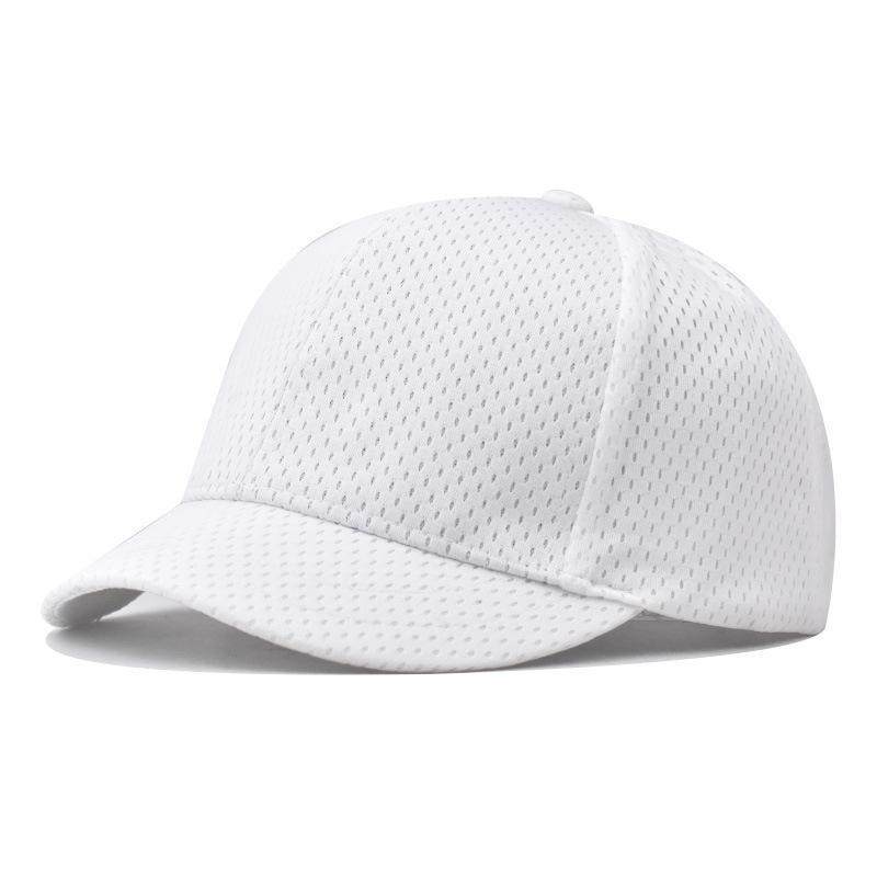 Updated Short Brim Summer Breathable Baseball Cap For Men and Women Mesh Quick Dry Outdoor Use Sun Hat One Tone Hip Hop Trucker Hats