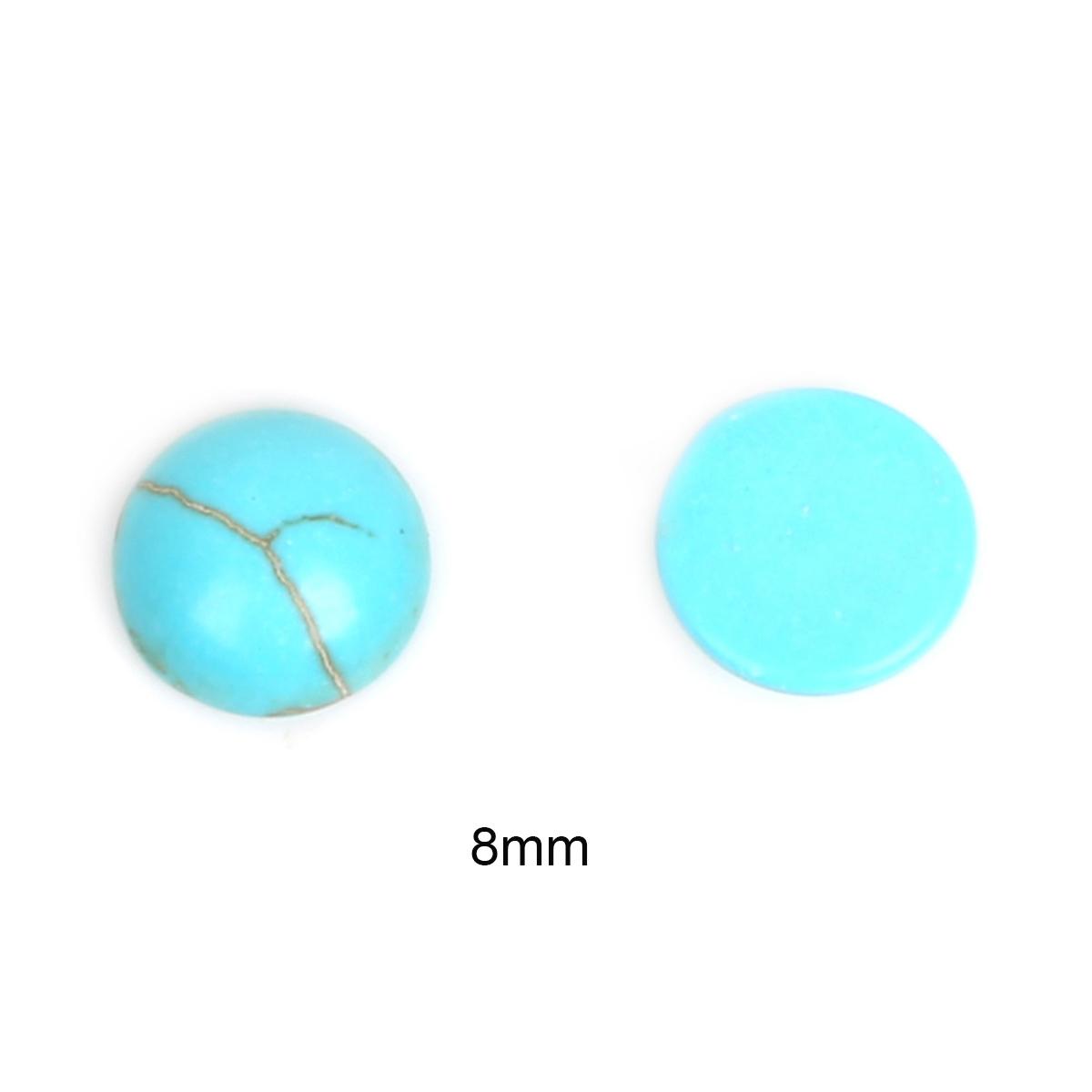 

Синтетические бирюзовые белые бусины с круглым камнем, круглые бусины для изготовления ювелирных изделий, браслет, ожерелье, ножной браслет 8mm 40pcs бирюзовый