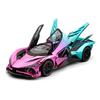 1/24 Scale Alloy Apollo EVO Electroplating Supercar Model Collection Ornament Simulation Apollo EVO Toy Car Model Suitable for Boys Birthday Gift