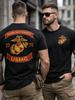 Men's Graphic Apparel - U.S. Marine Corps T-Shirt & Hoodie, Soft Breathable