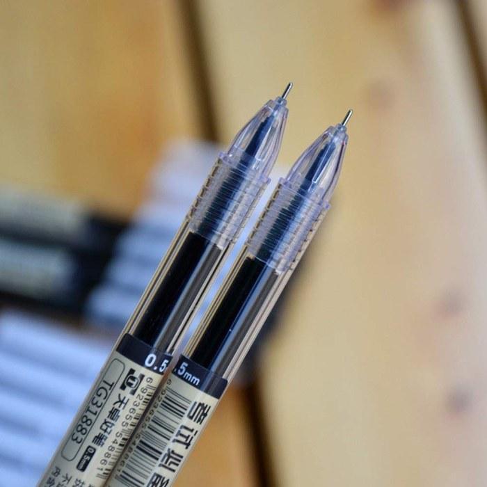 Sencoo Ballpoint Pens 0.5mm Black 12 Count (Pack of 1)