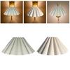 Cloth Lampshade Desk Lamp Cover Lightweight Simple Easy Assembly E27 Floor Light Cover for Bedroom Home Restaurant Decoration