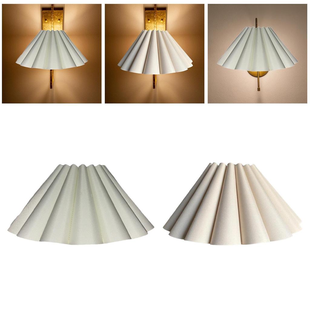 Cloth Lampshade Desk Lamp Cover Lightweight Simple Easy Assembly E27 Floor Light Cover for Bedroom Home Restaurant Decoration