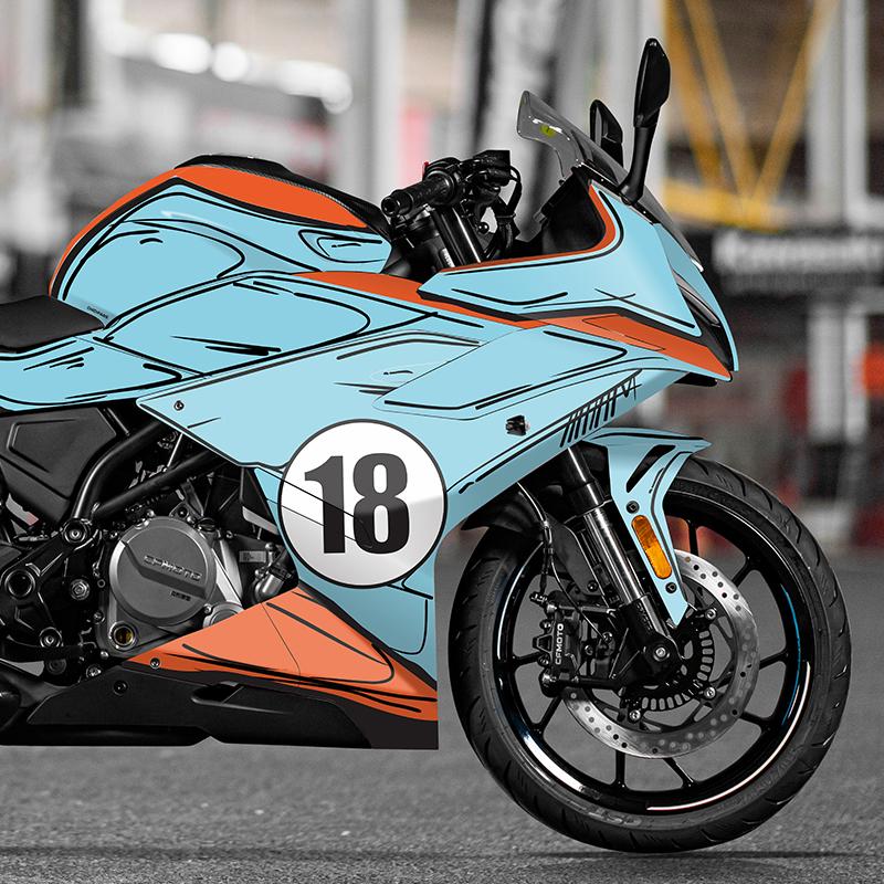 For Protection and Decoration of Motorcycle Accessories with CFMOTO 250SR 300SR Sticker Kit Fairing Stickers In Variou