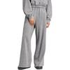 Adidas Originals Premium Essentials Solid Color Fashion Comfortable Loose Wide Leg Knit Sports Pants Women Bottoms Shadow-Grey IY7399