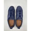 Zegna S4667Z Suede Triple Stitch Sneakers Shoes US8 NavyUsed