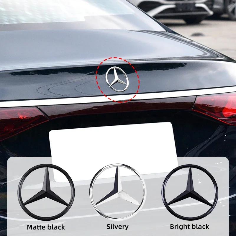 9cm ABS Auto Achter Decal Kofferbak Embleem Sticker Voor Mercedes Benz S320 W164 W203 W204 W168 C180 E320 A200 CLA CLK CLS ML