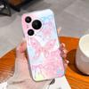 For Huawei Pura 70 Pro Plus Ultra Case Lucky Flower Transparent Phone Funda For Huawei Pura 70Pro+ Soft Slim TPU Silicone Cover