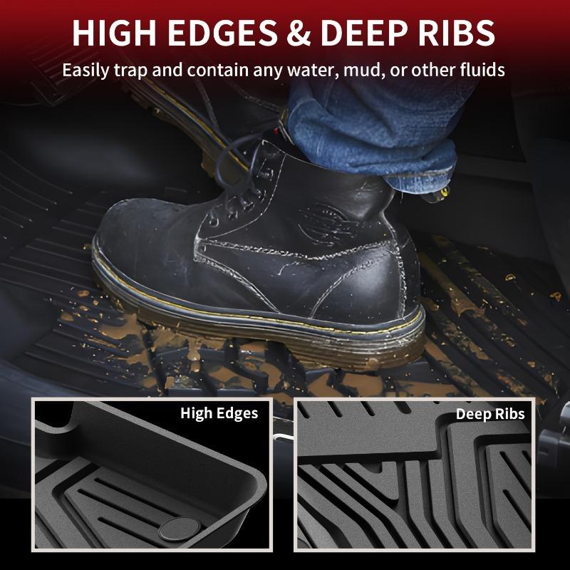 For Jeep Grand cherokee WK2 2011-2021 loor Mats Cargo Liner TPE Floor Liners Trunk Mat Car Interior Accessory