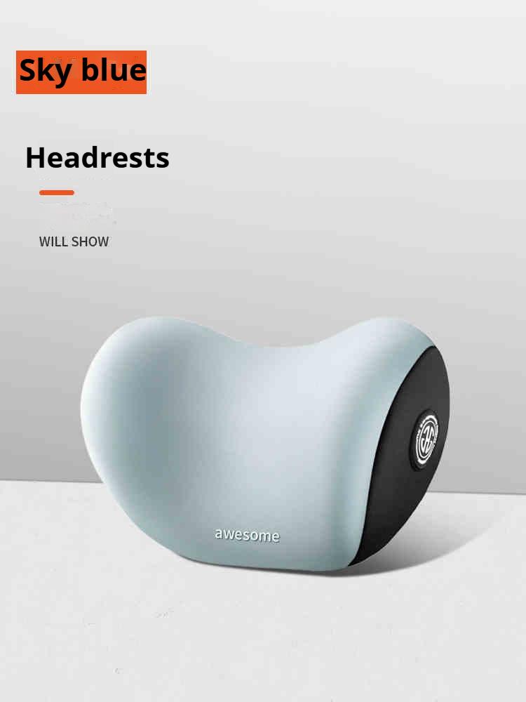 Memory Foam Car Neck Pillow & Lumbar Cushion Set, Ergonomic Backrest & Headrest Support for Driving Comfort, for Most Cars