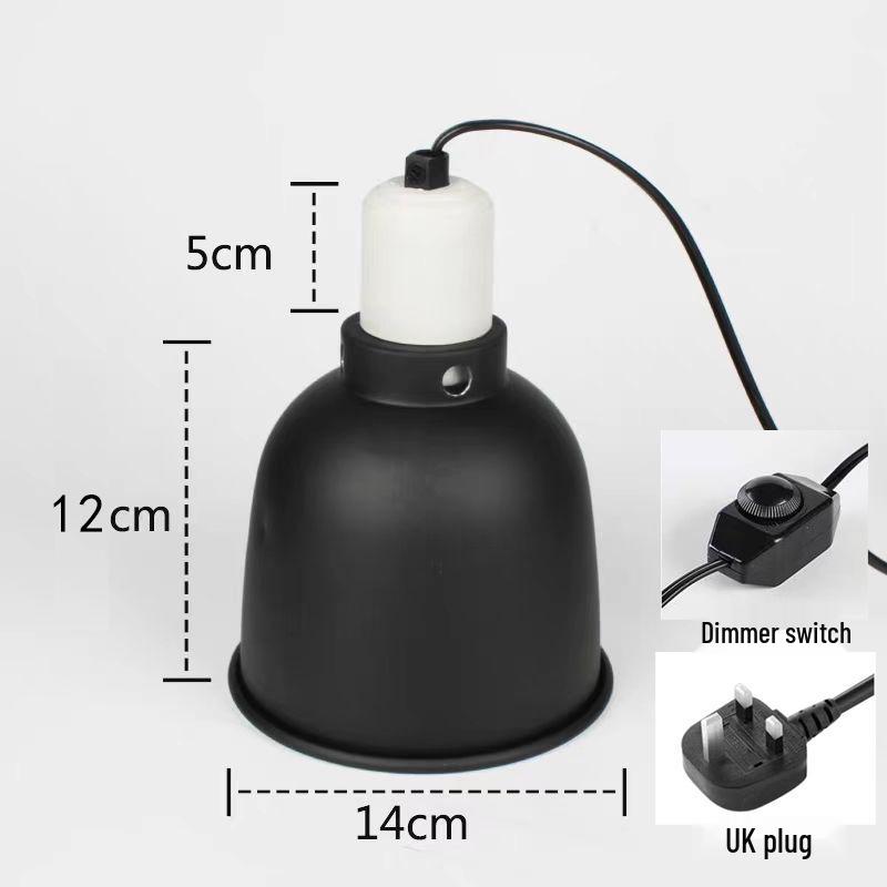 Turtle Basking Reptile Lamp: Adjustable Heat-Resistant Sun Lamp Cover with Focused Light and Heat Control