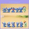 Disney Lilo Stitch 12 Pcs Action Figures Collection Set Adorable Ornament For Kids And Fans Of The Cartoon!