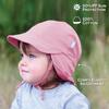 Baby Cap for Boys and UPF50 UV with Neck Flap Medium Size [JAN & JUL] Girls, Protection, (Juniper Green, 6-24 Months)
