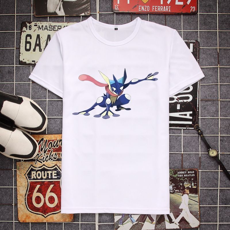 2026 New Pokmon Anime Summer New Greninja Printed TShirt Unisex and Womens Casual Trend Versatile Short Sleeve Parentchild Top