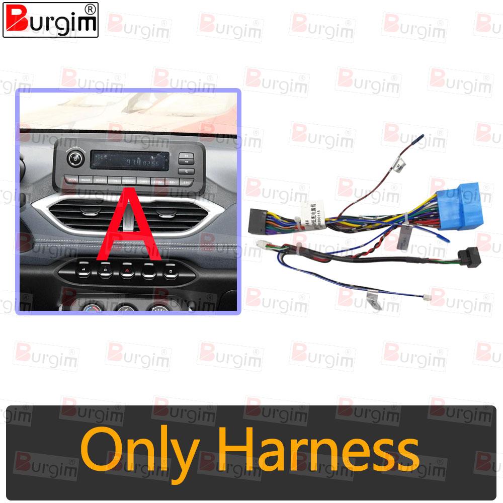 

Car Radio Fascia Frame For Chevrolet Captiva Baojun 530 2018- 9 inch 2DIN Stereo Panel Wiring Harness Adapter Canbus Decoder only cable