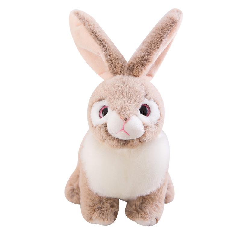 Creative Simulation Rabbit Plush Toy White Rabbit Doll Cartoon Rag Doll Children's Doll Dolls Dolls Holiday Gifts