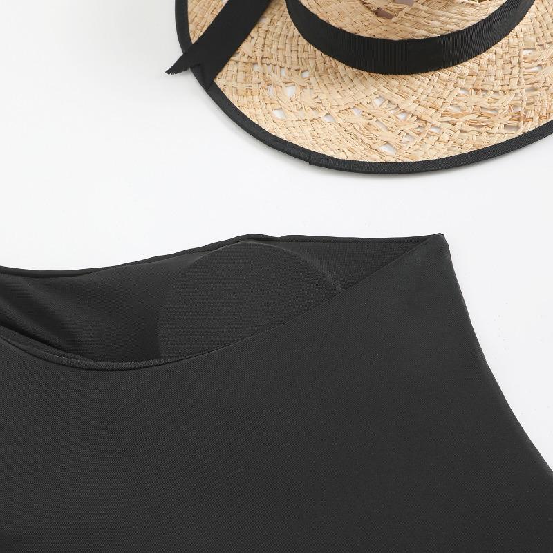 New Sexy One Shoulder Twist Cutout One Piece Swimsuit - High Cut Monokini for Women