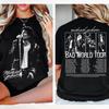 Michael Jackson Bad World Tour Graphic Reprint T-Shirt S-4XL