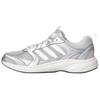 Ecliptix 2000 Comfortable Versatile Fabric Synthetic Leather Low-Top Running Shoes Unisex Sneaker Silver Gray KI7446