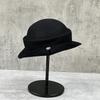 Temperament Hepburn Style Wool Bucket Hat Women'S French Elegant Retro Top Hat Xiaoxiang Style Pot Hat