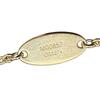 LOUIS VUITTON Perle Necklace Collier Essential V Gold Plated gold Women M00857 Used
