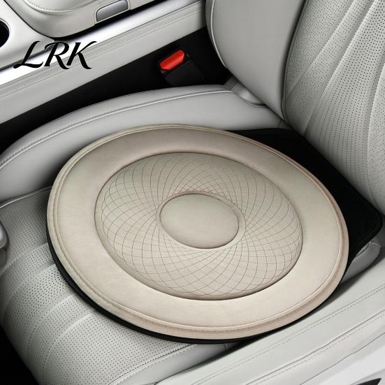 Ergonomic Rotation Cushion for Auto Rotating Car Seat Seniors Pregnant, 360 Degree Swivel Pad Portable Travel Aid Limited Mobility with Non-slip Base,