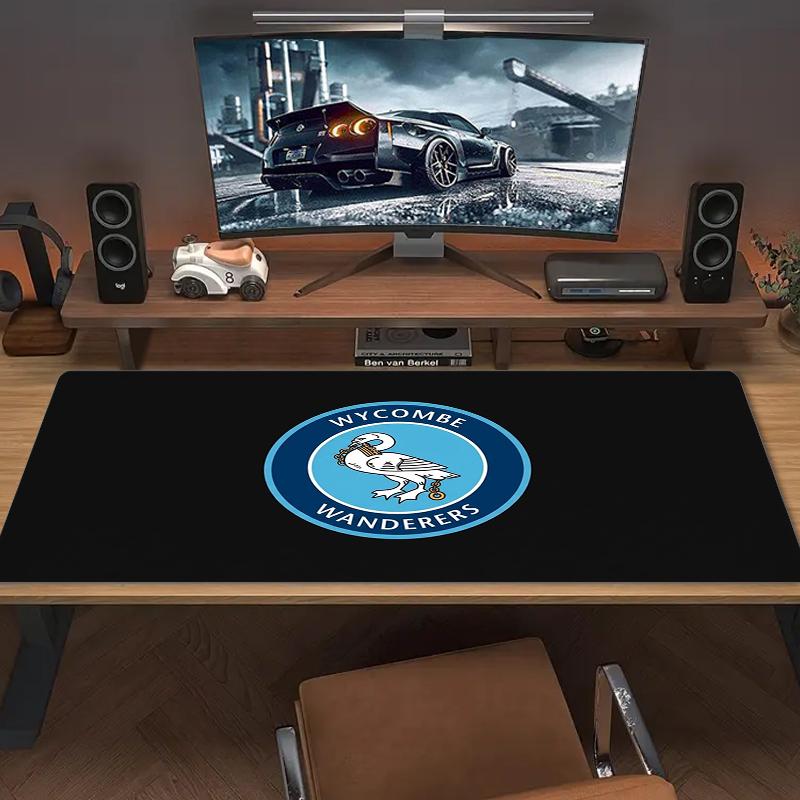 Wycombe Wanderers Fc Mouse Pad Large Gaming Table Cushion Nonslip Laptop Tablet Big Mousepad Xxl Mat Mini Pc Playmat With Lock Edge