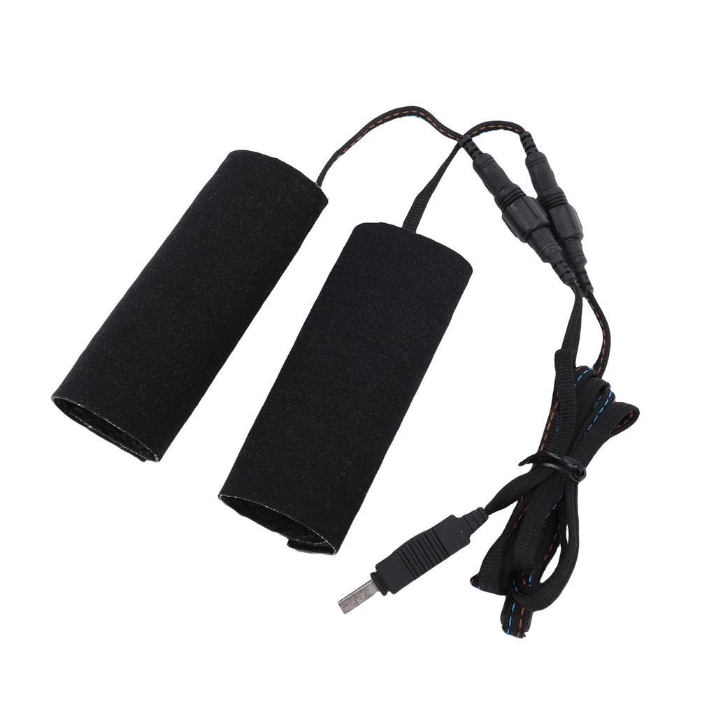 Heated Motorcycle Grips Cover 6 Temperature Settings IP67 Water Proof USB Heated Handlebar Cover for ATV Bike Scooter