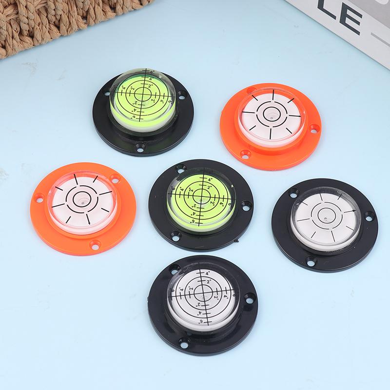 50*9/12/17Mm Round Horizontal Bubble Level High Precision Bubble Level Bulls Eye Horizontal Spirit Level For Desktop Wooden
