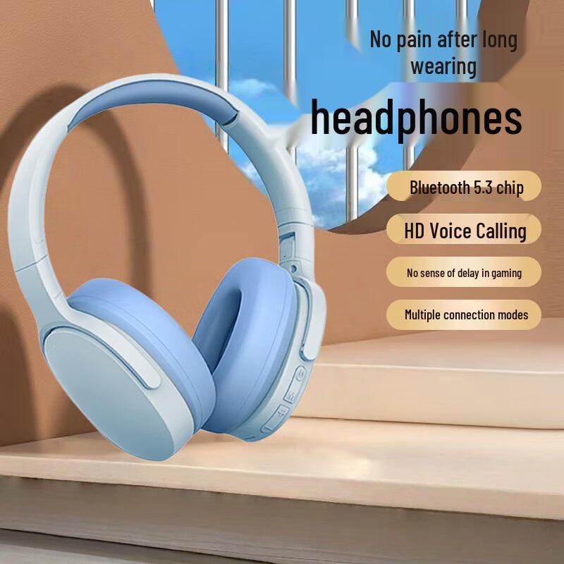 Smart Bluetooth Headband with Foldable Design, HD Calls, and Long Battery Life - Model P2961