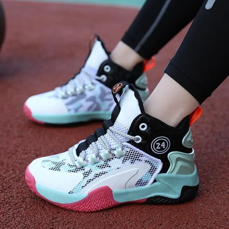 Children Basketball Shoe Casual Sneakers for Boy Kid Anti-slippery Mesh Breathable Running Shoe Tenis Infantil Menino Zapatillas