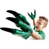 Dinosauří rukavice Hračka Hnědé loutkové rukavice Realistické dračí drápy Monstrum Cosplay pro Halloweenskou párty