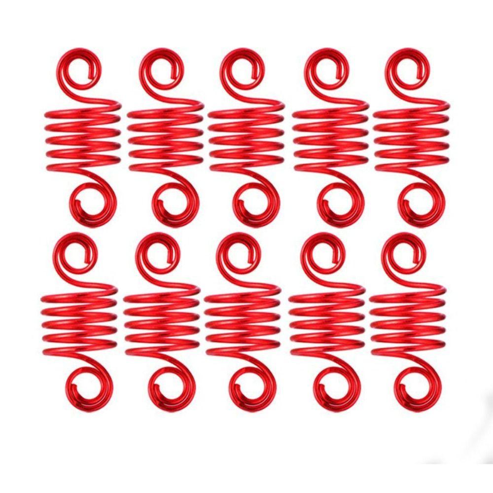 10Pcs Hair Braids Spring Hair Rings DIY Cuffs Tubes Hair Accessories Dreadlocks Beads  African