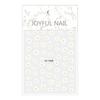 Summer Camellia Clear Flower Stickers for Nail Art - White and Ice Transparent Floral Decals