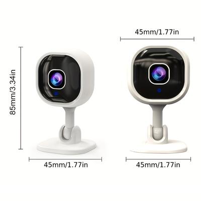 1080p HD Wifi Camera Indoor Mini Home Surveillance Camera Night Vision Two Ways Audio Human Detection 2.4G Security Camera