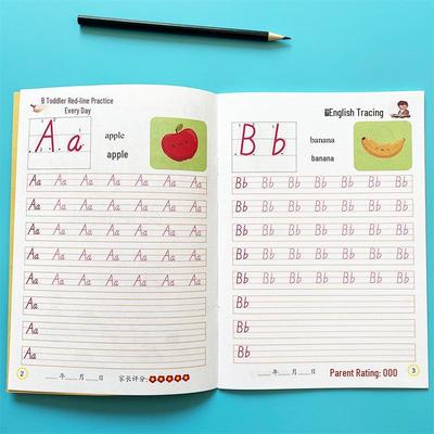 Beginner's Guide: English Tracing Practice Book for Uppercase and Lowercase Letters