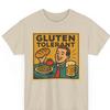 Glutenverträgliches T-Shirt: Retro Comic Brotliebhaber Grafik-T-Shirt
