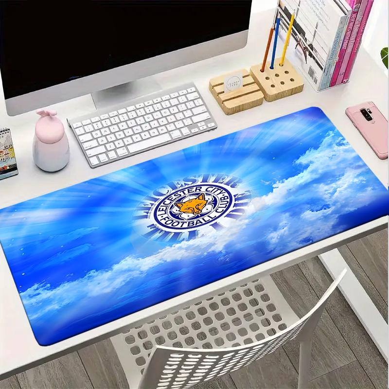 Leicester Football Club Crest Mouse pad, Gaming Mouse Pad, keyboard pad, Desk Decor for computer notebook Fan Gift Birthday Gift