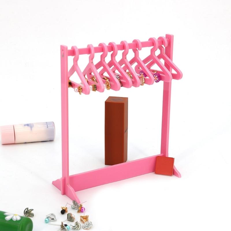 Acrylic Single-layer Earrings Holder Jewelry Display Stand Necklace Jewelry Show Bracket Earring Organizer Stand Durable
