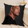 The RRock Face FUNNY Cushion Cover Silky Short Plush Invisible Zipper Dustproof Sofa Pillow Case For Home Decor