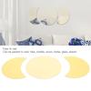 Acrylic Mirror Wall Sticker Sun Half Moon Shape Decorative Background Decal for Home Use