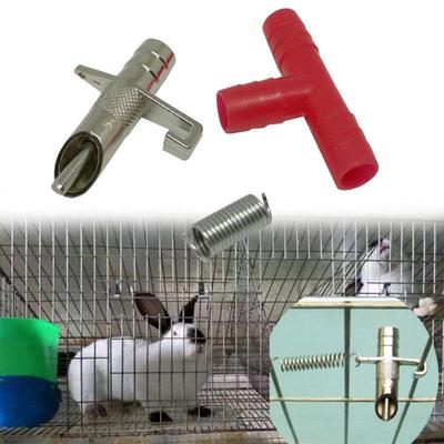 Automatic Galvanized Duckbill Rabbit Water Feeder & Drinking Fountain for Cages