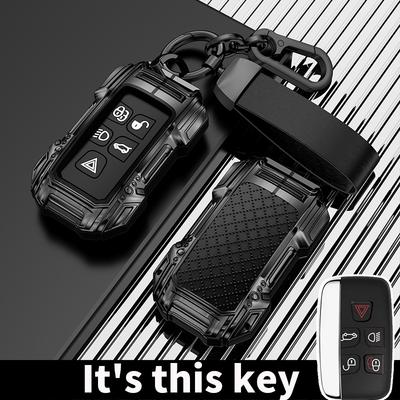 Car Remote Key Case Cover Shell for Land Rover Range Rover Sport Evoque Freelander Velar Discovery 4 Jaguar XE XJ XF Guitar