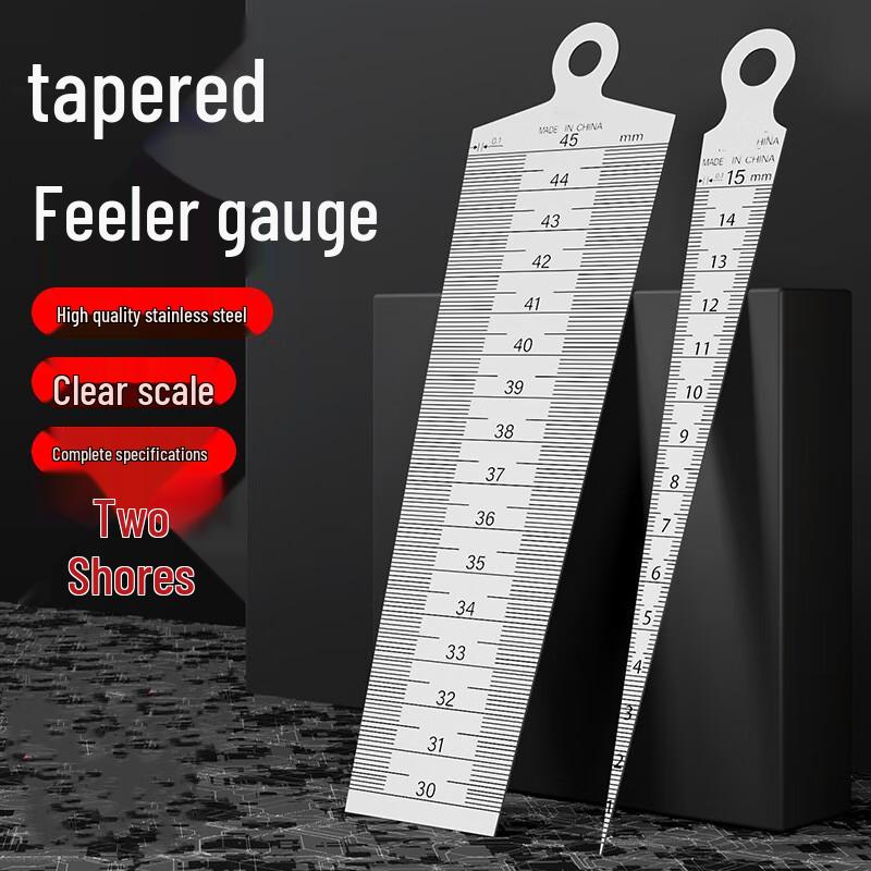 Stainless Steel Wedge Taper Gap Gauge Set 1-60mm