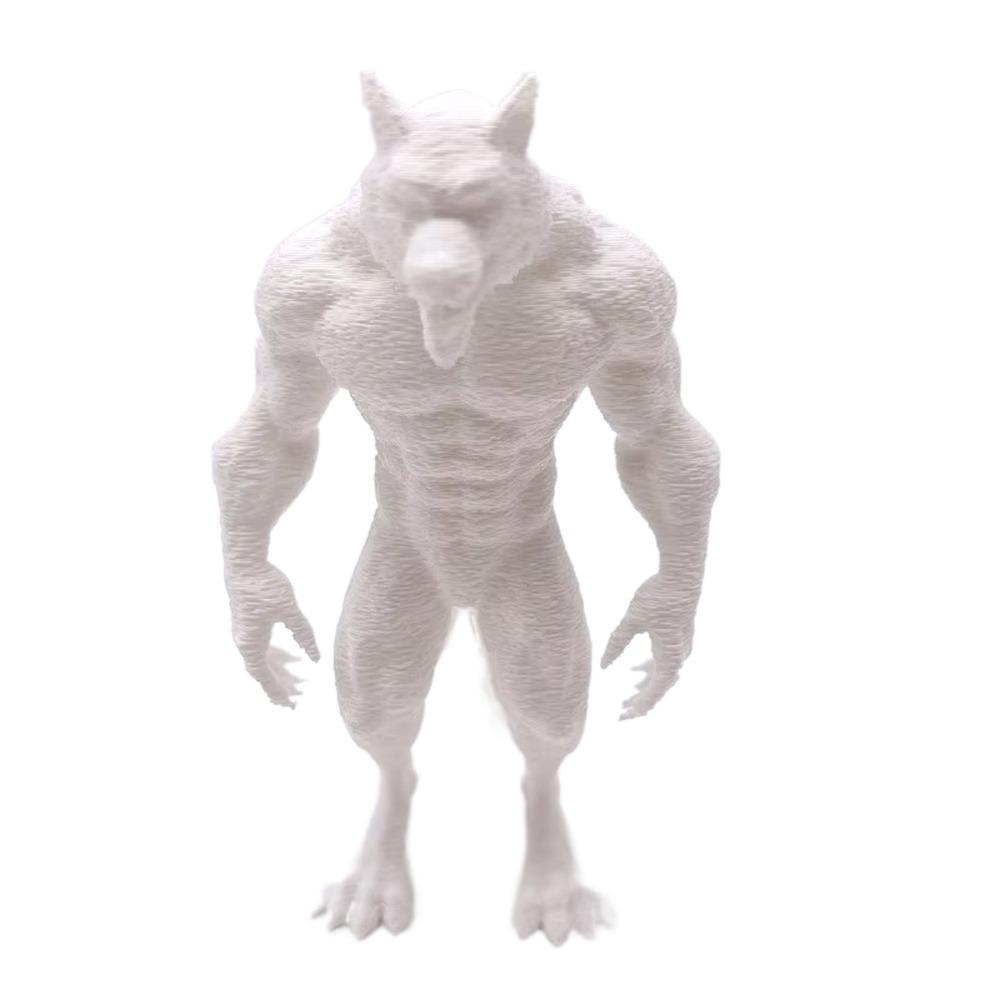 

Черная фигурка оборотня Полки для книг Полки Рождественские и Хэллоуинские украшения белый