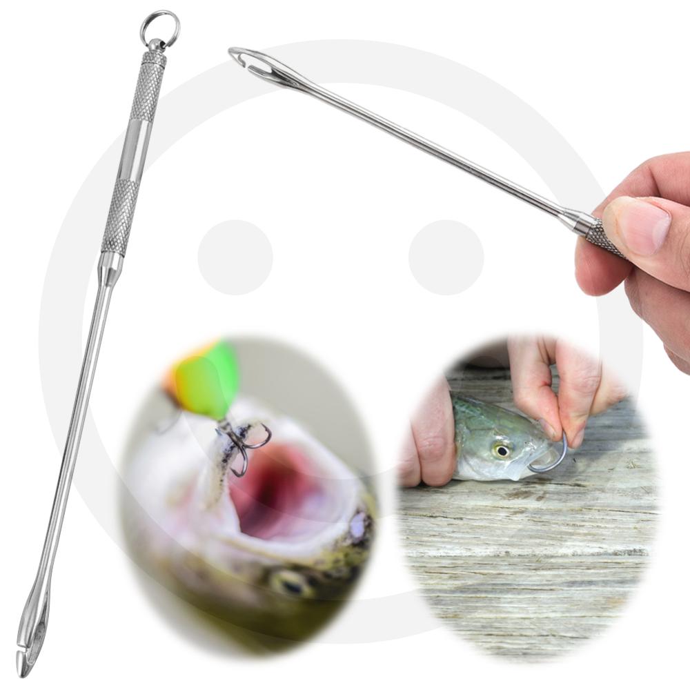 Stainless Steel Fishing Hook Remover Portable Fishing Hook Detacher Unhooking Device Fishing Tools China Mainland
