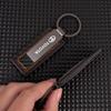 ANG2   New Carbon Fiber Leather Car Keychain Key Ring Gift For Toyota Gazoo Racing Corolla Yaris TRD Auris Rav4 Prius Prado Accessories